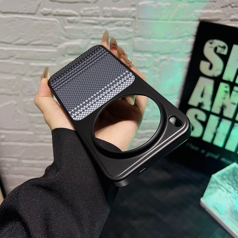 Dành Cho Vivo X300 Pro X300 Ốp Lưng Mỏng & Nhẹ Kevlar Họa Tiết Kim Loại Sơn PC Cứng Từ Vỏ Điện Thoại