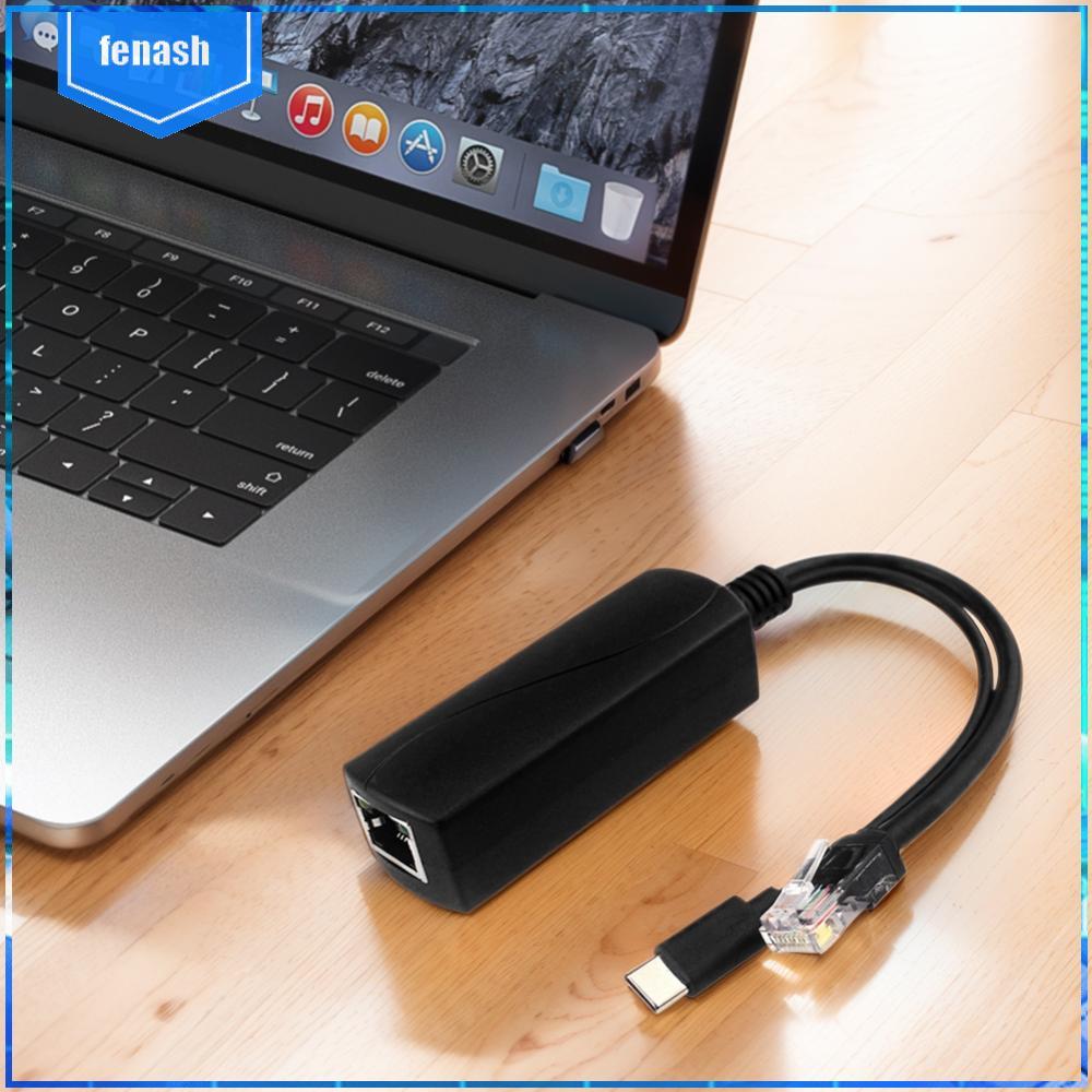 Đầu ra PoE 48V sang USB-C 5V / 4A IEEE802.3af / tại Bộ chia PoE tuân thủ LOẠI USB C 5V Thích ứng 10 