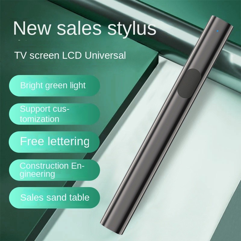 Bút Laser Đầu Màu Xanh Hồng Ngoại Cao Cấp Bút Laser usb Ngoài Trời Tầm Xa Đèn Laser Bán Hàng Cát Bàn