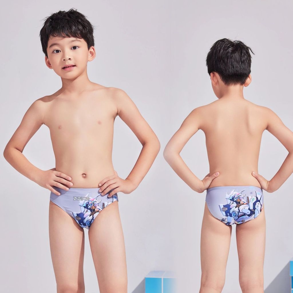 Chuke Trẻ Em Tam Giác Bơi Chuyên Nghiệp Quần Thể Thao Nam Huấn Luyện Thi Đấu Chuyên Dụng Đồ Bơi Nam 