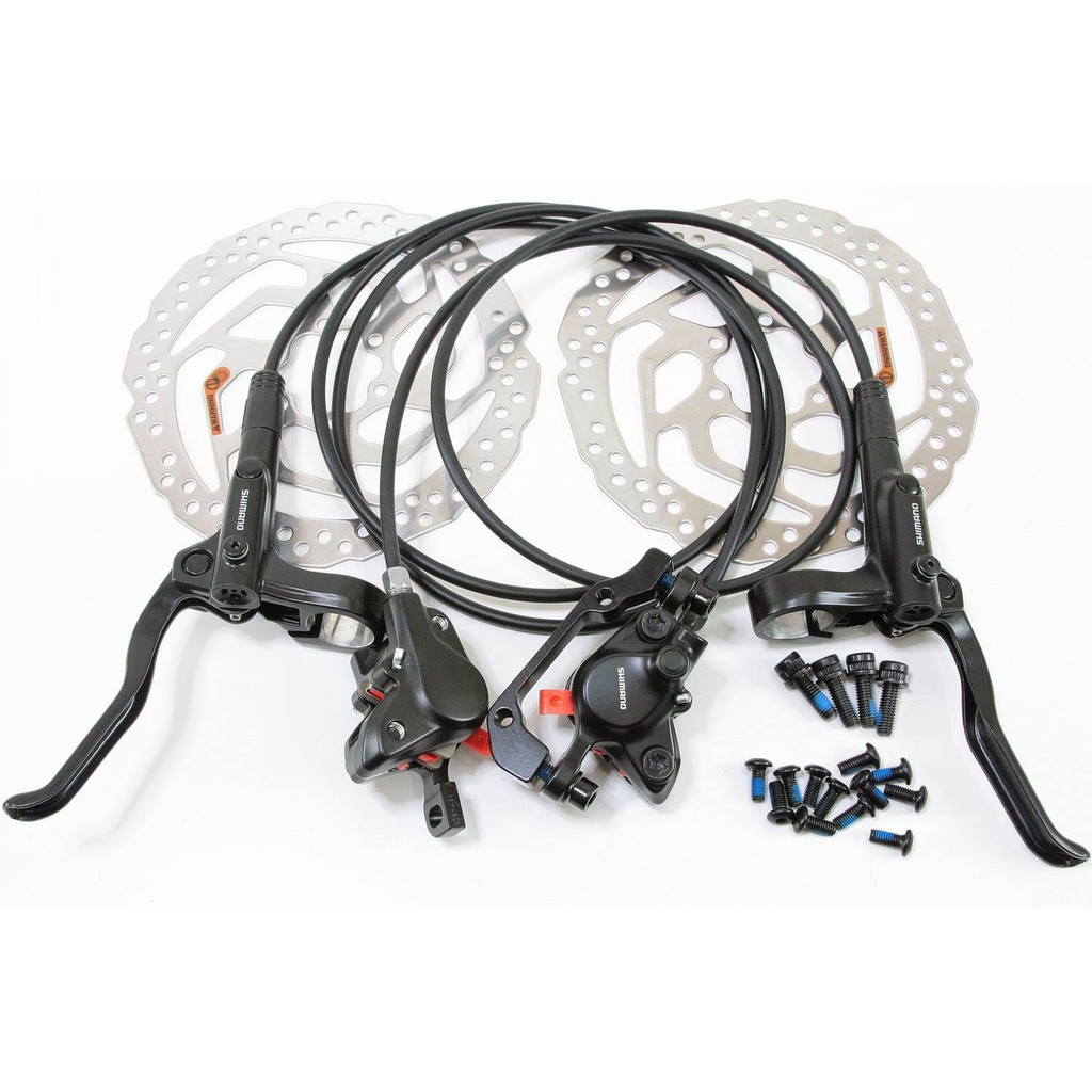 Bộ phanh đĩa thủy lực Shimano (SHIMANO) BL-MT200 BR-MT200 nhẹ, hiệu suất cao, màu đen (có đĩa 160mm)