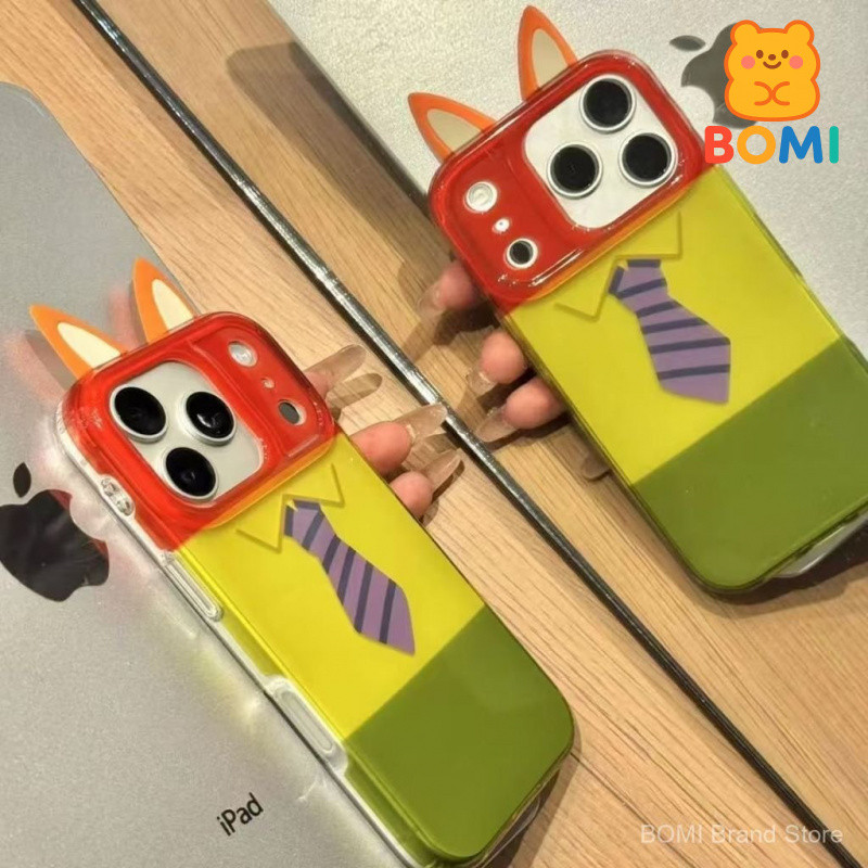 Spike Price Hoạt Hình Dễ Thương Khâu Màu Judy Nick Thích Hợp Cho iphone17 promax Apple 16p Vỏ Điện T