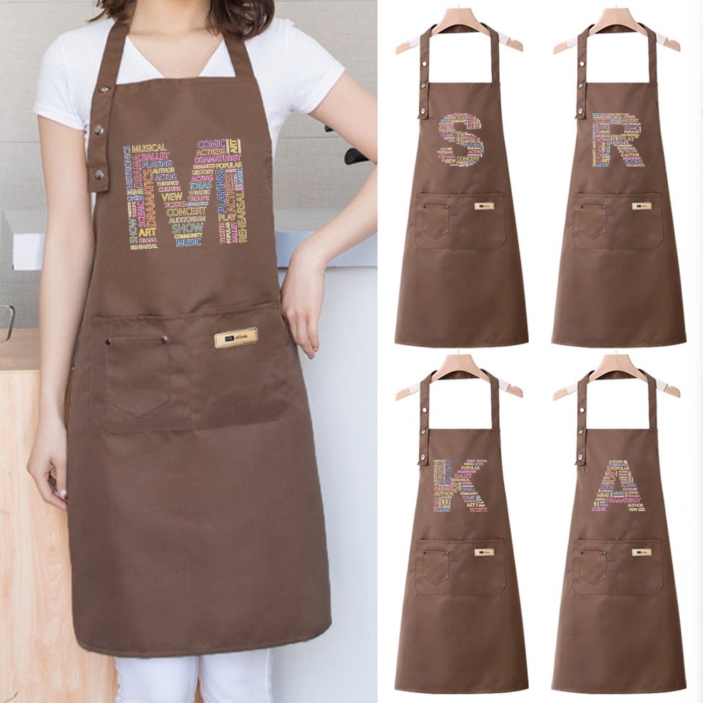 Kitchen householdSleeveless halter apron Gardening apron Hot selling in Vietnam Waterproof and oil-r