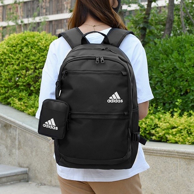 OB8 Hợp Thời Trang Dung Tích Lớn Túi Nữ Đơn Giản Lưu Trữ Du Lịch Adidas5518 Ba Lô