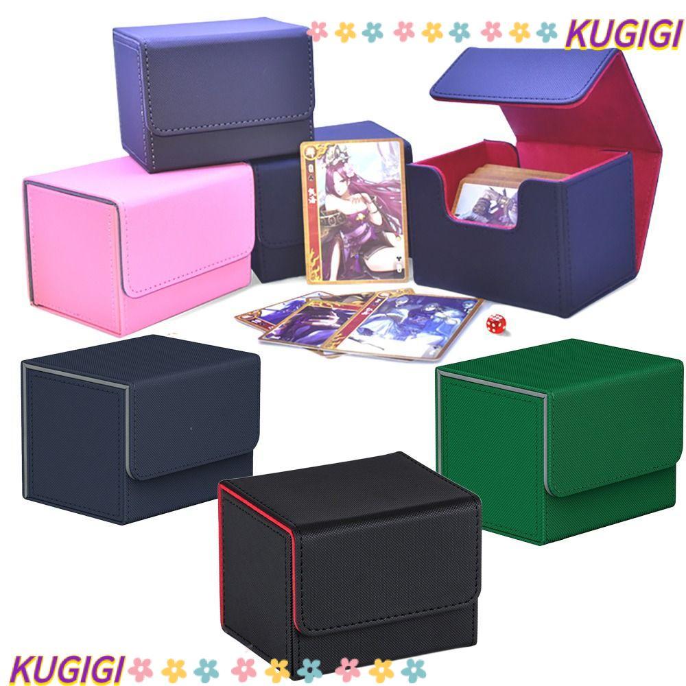 KUGIGI Game MTG Trading Card Holder, Organizer PU Deck Box, Collection Box Protectors Box Storage Ca