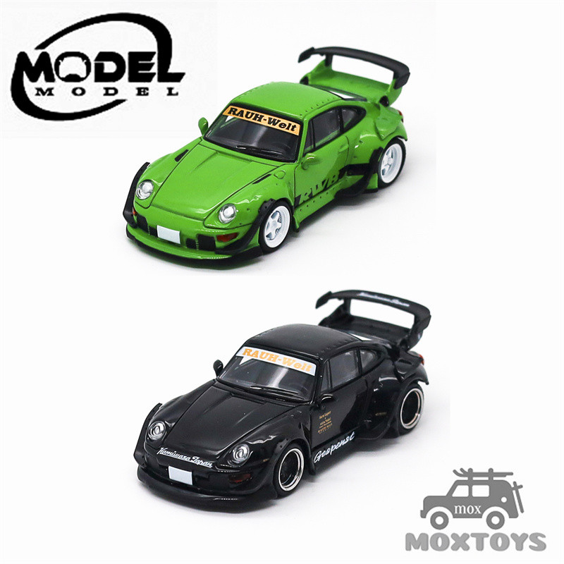 Model MM 1: 64 Rauh-Welt RWB993 thân rộng GT Wing Diecast Model Car