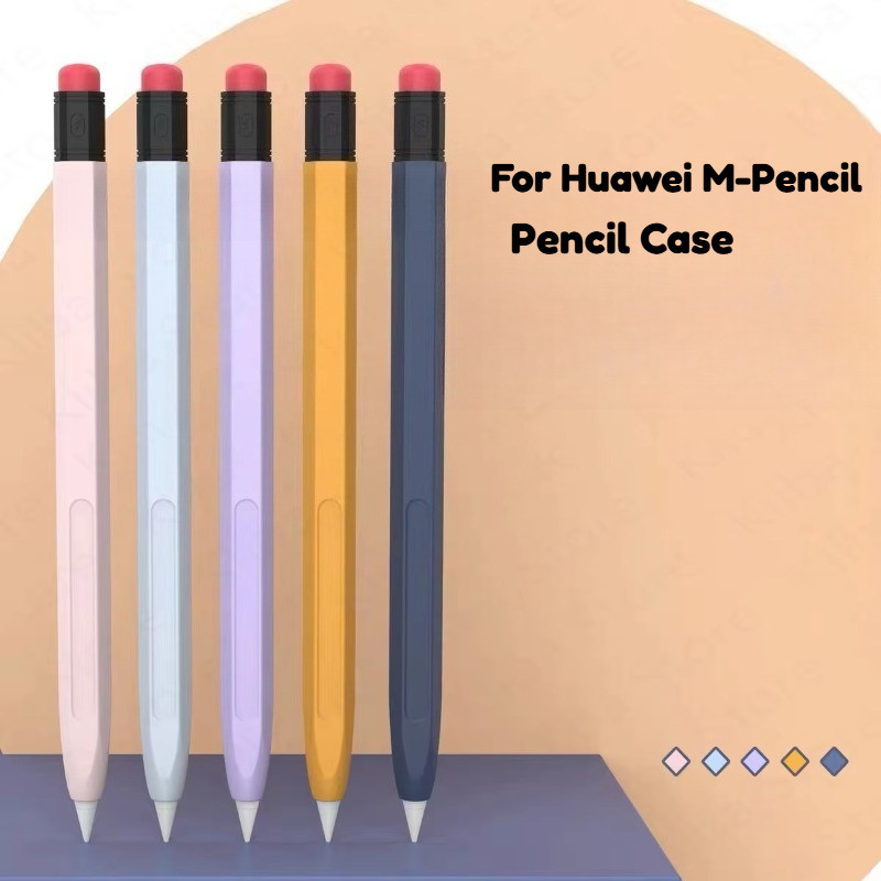 Ốp Silicon Nhiều Màu Sắc Cho Huawei M-Pencil 3rd 2nd 1st Gen Mềm Chống Trơn Trượt Bảo Vệ Cảm Ứng Bút