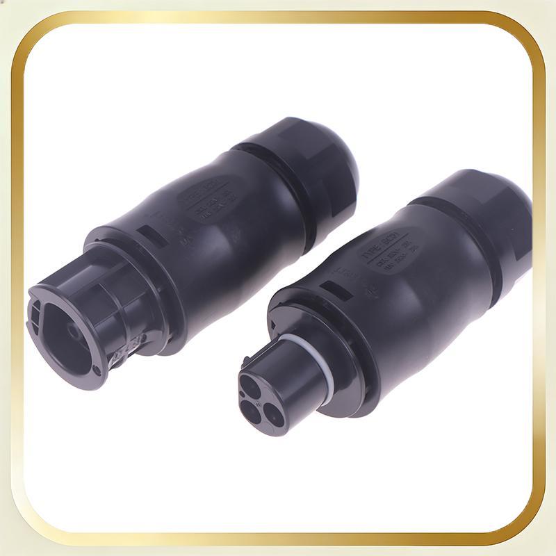 (COD) BC01 Đầu nối 3 chân AC Nam Nữ IP68 cho lưới năng lượng mặt trời Dây buộc Micro Biến tần Hoymil