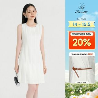 Đầm nữ HeraDG thiết kế đầm đuôi cá thân xếp ly sang trọng thanh lịch chất tuytsi cao cấp SDPBC2169