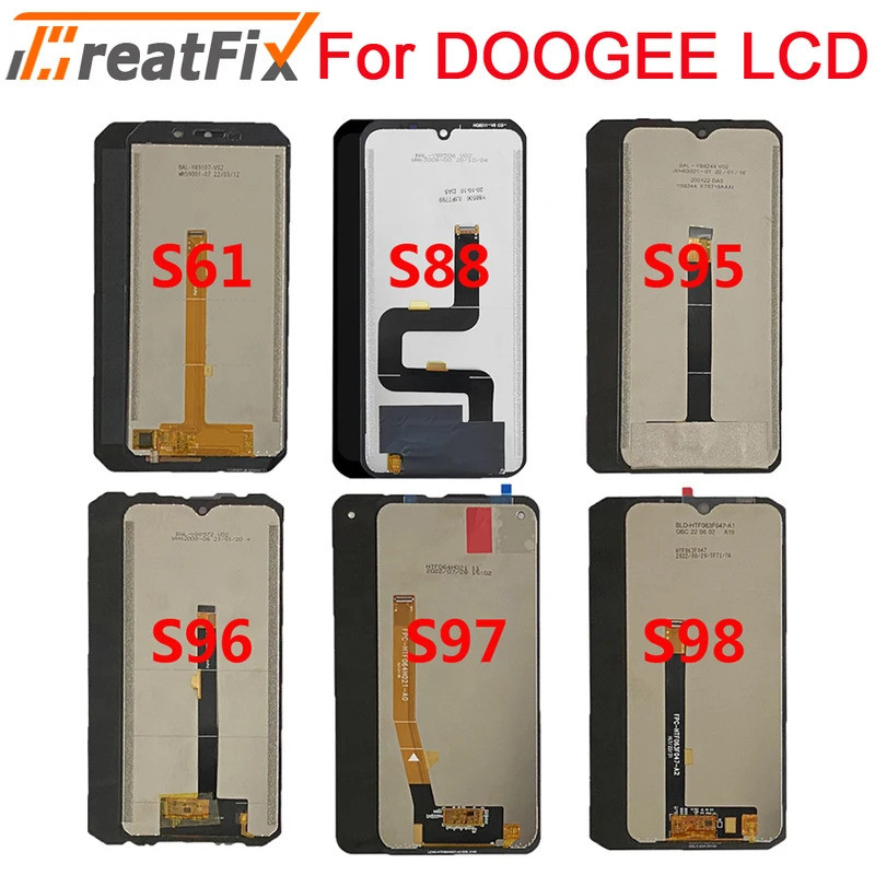 Dành Cho Doogee S40 S80 S41 S51 S61 S68 S88 Pro S96 Pro S90 S97 S98 Pro Màn Hình LCD DOOGEE S86 S88P