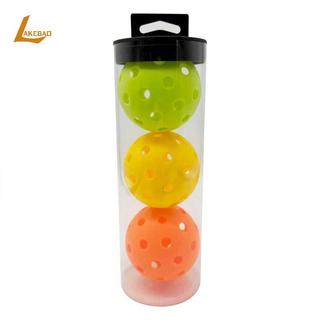 [LAKEBAO] 3 Quả Bóng Golf Thực Hành Chọn Bóng Lỗ Trắng Xanh Vàng Cam Đỏ Trong Nhà Bóng Nhựa Golf Ourdoor [MỚI]