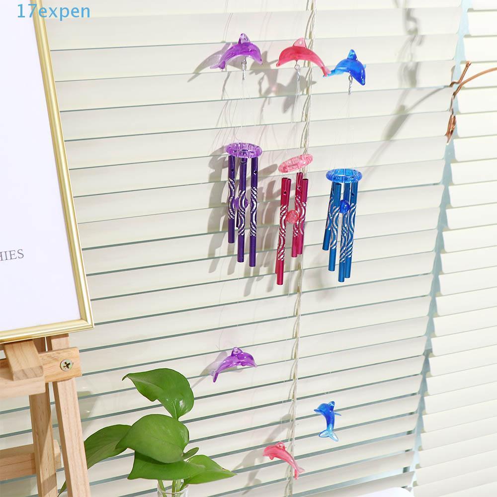 Chuông gió EXPEN Phước lành Crystal Dolphin Vườn nhà sáng tạo