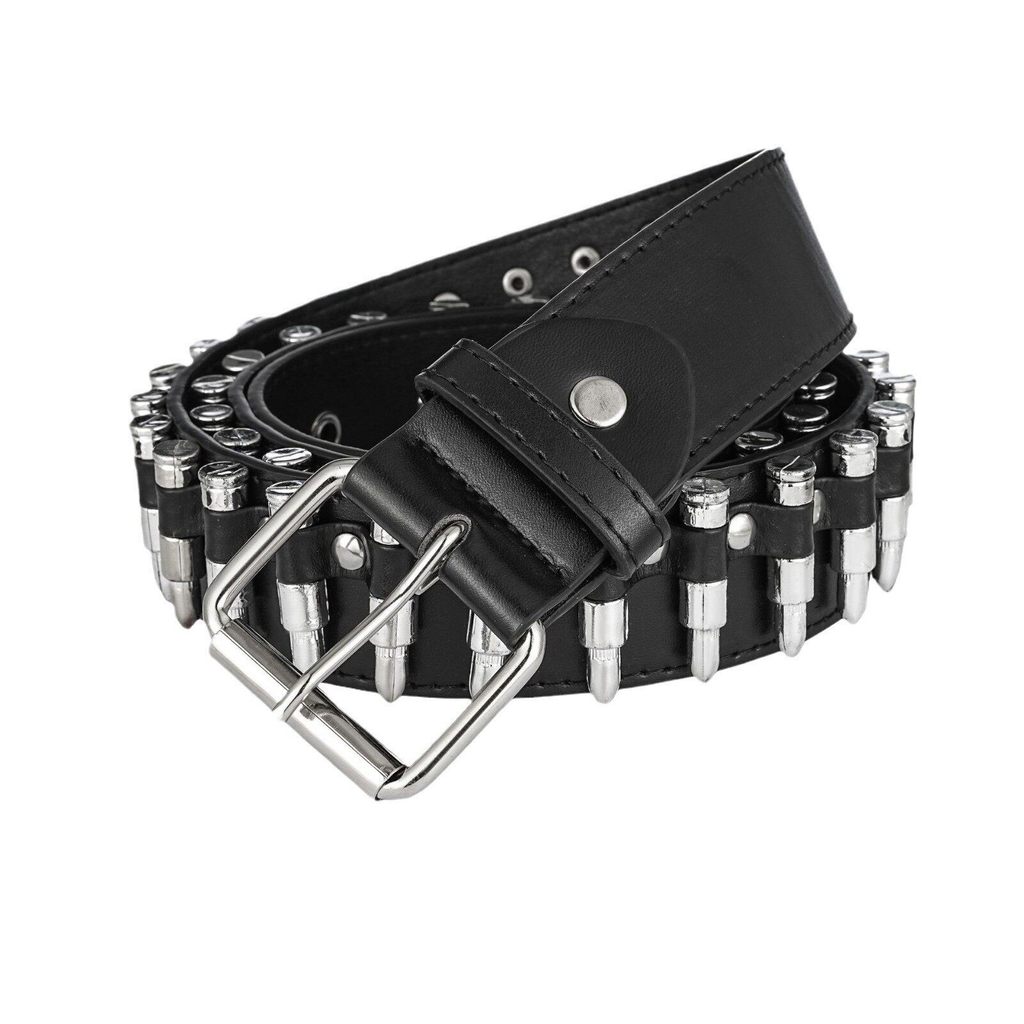 Retro Bullet Belt Belt Rivet Air Eye Gothic Belt Trang trí