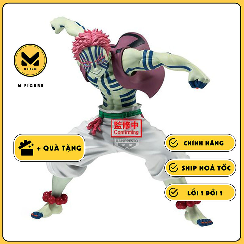 MÔ HÌNH Akaza - Kimetsu no Yaiba - Grandista - II (Bandai Spirits) FIGURE CHÍNH HÃNG