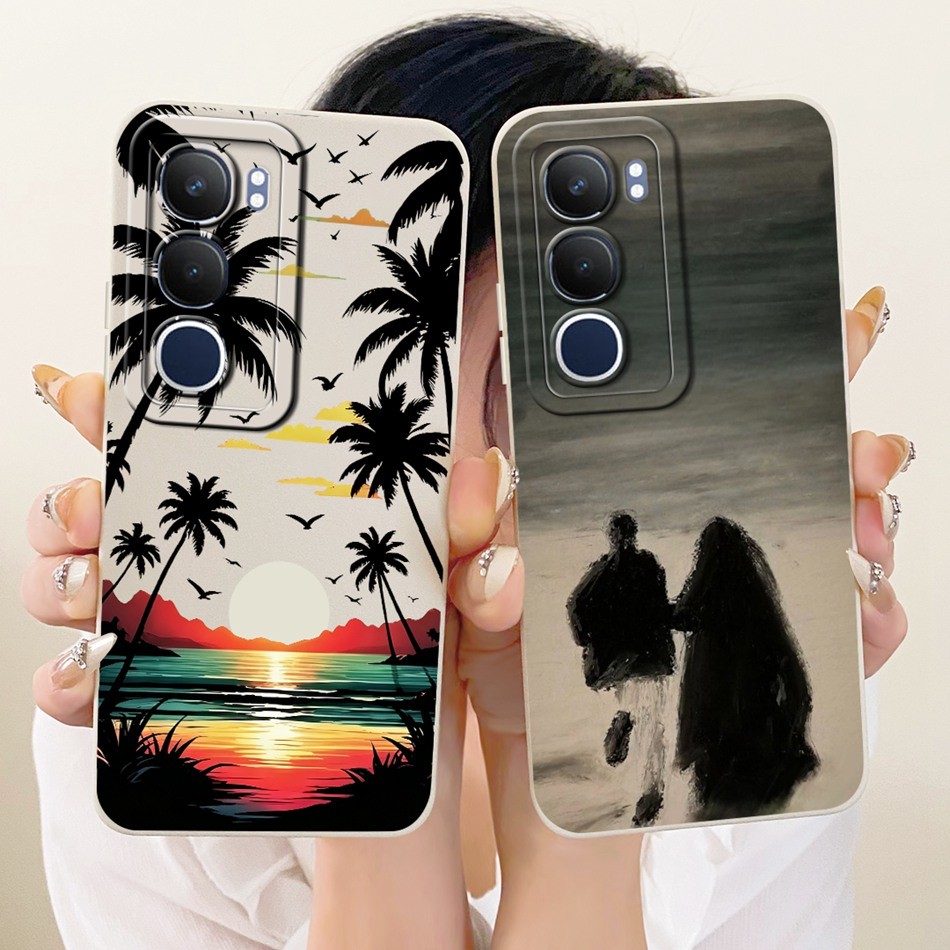 Dành Cho Vivo Y19s Pro Ốp Điện Thoại Có Họa Tiết Dusk Thời Trang Bảo Vệ Ống Kính Vivo Y19s Y19S Pro 