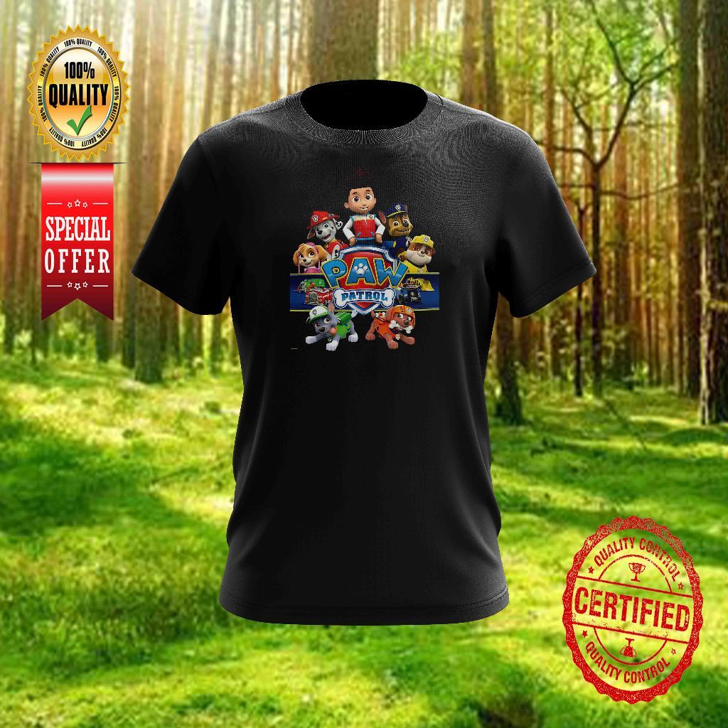 Áo thun Paw Patrol Full Team Microfiber Jersey