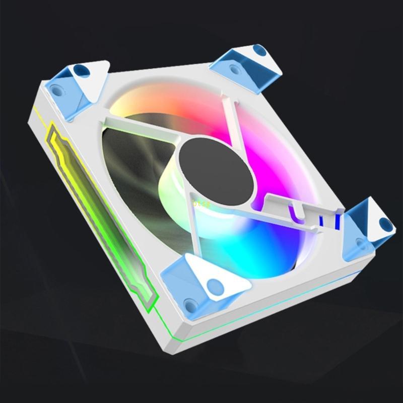 Btsg 4PRO ARGB 5V 3Pin 120mm Quạt làm mát khung gầm có gương vô cực cho vỏ PC