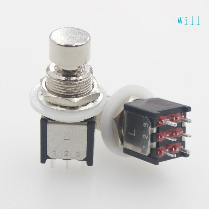 Will Momentary Stomps Foot Pedal Switch DPDT 6 Pin Box Stomps Foot Switch