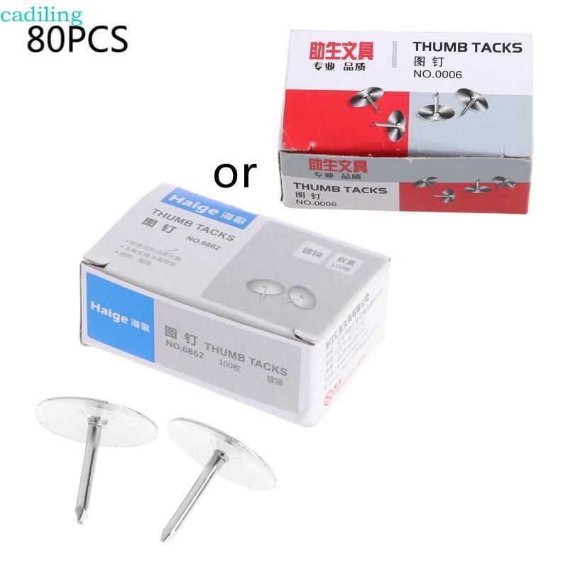 Ciling 80 Chiếc Bạc Tròn Ngón Tay Cái Tack Pushpin Cho Hình Ảnh Bản Đồ Hình Ảnh Bảng Bản Tin