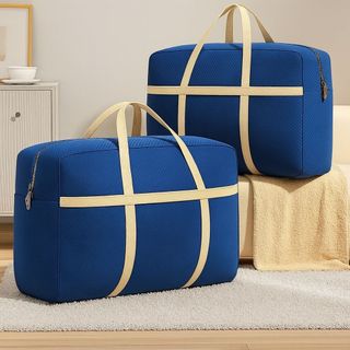 Túi vải không dệt dày dặn cỡ lớn, đựng chăn màn, quần áo, chịu lực bền chắc