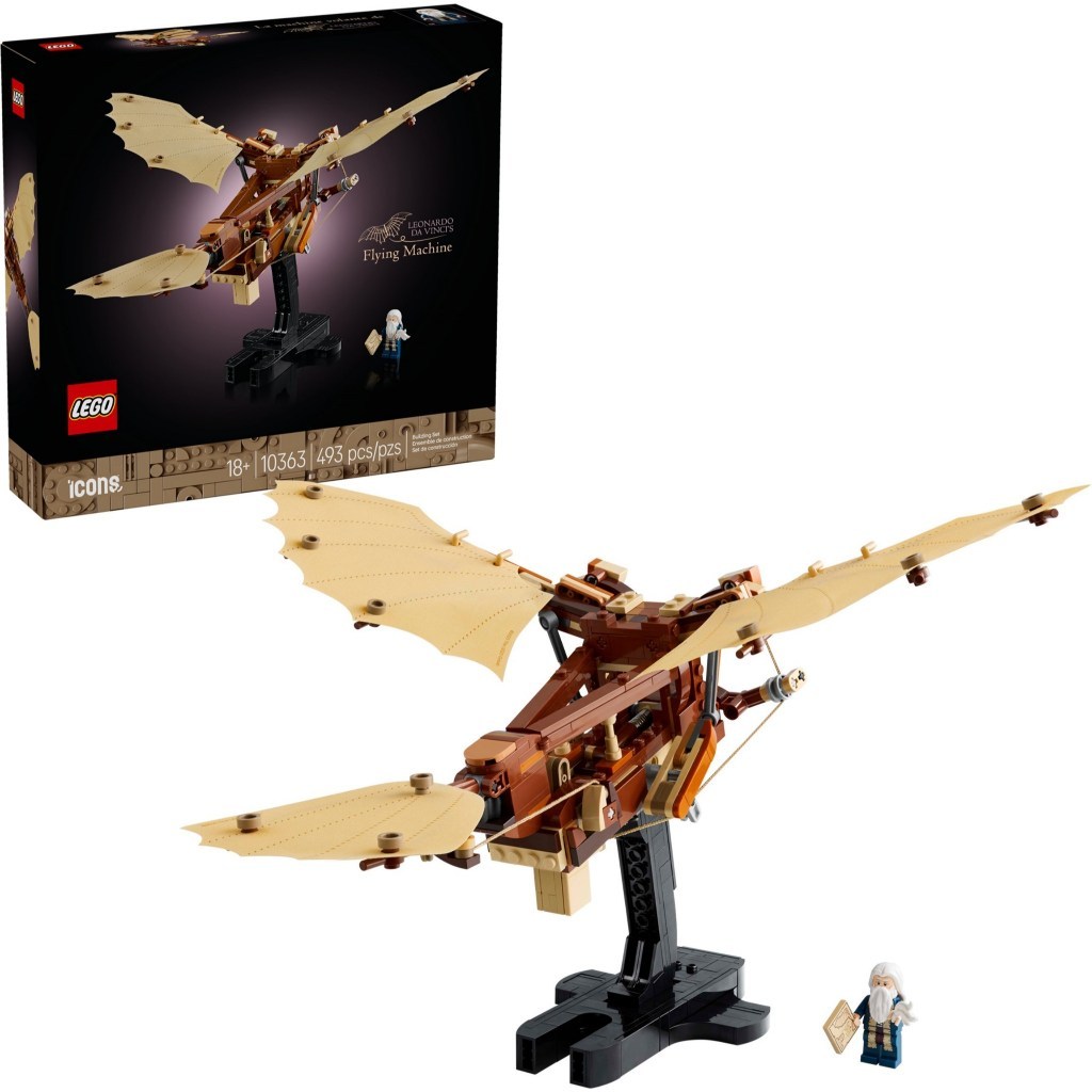 10363 Iego® Icons: Leonardo da Vinci's Flying Machine - Cỗ máy bay của Leonardo da Vinci