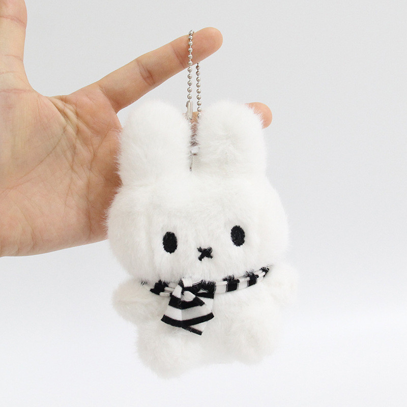 Thỏ trắng Miffy móc khoá gấu bông ship hỏa tốc tphcm đồ chơi nhồi bông hoạt hình dễ thương Miffy 10c