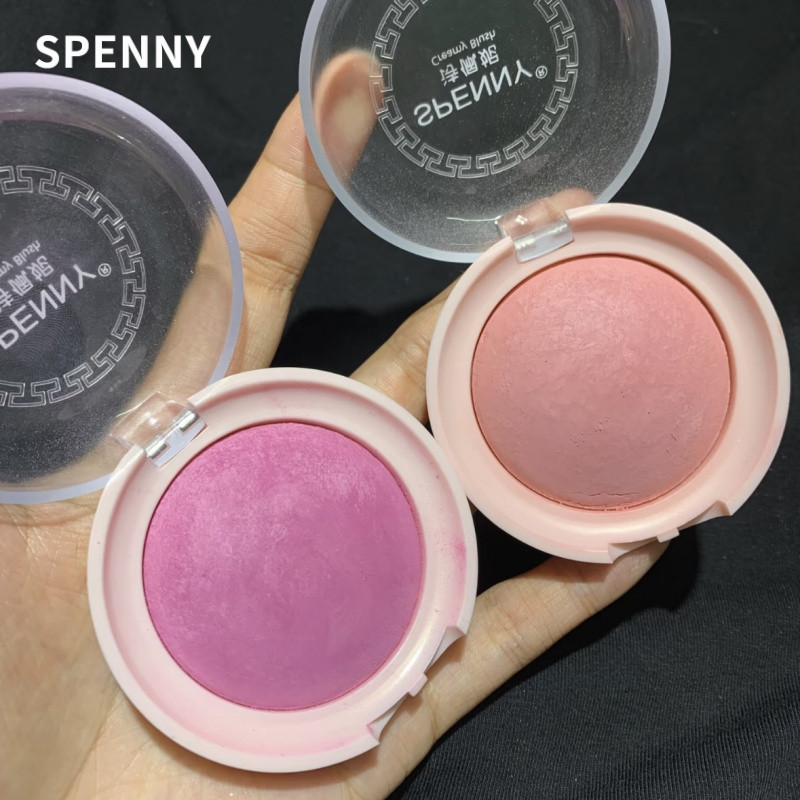 SPENNY Phấn má hồng cam tím lì, lâu trôi, kem che khuyết điểm, trang điểm má.