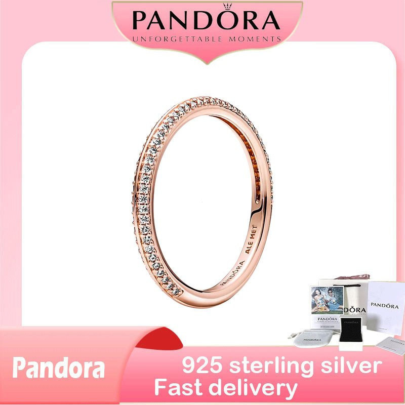 Đồng hồ đeo tay bạc 925 ME Pavé Ring-Túi quà sinh nhật