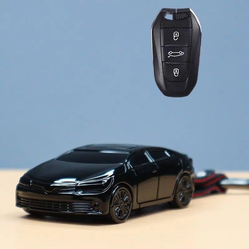 Mô Hình Xe Hơi Cho Xe Đạp Peugeot 308 408 508 3008 4008 5008 Cho Citroen C4 C3 Thông Minh Từ Xa Chìa