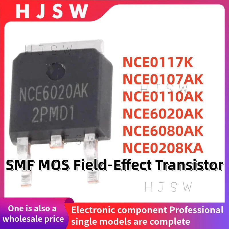 5 CÁI NCE0117K NCE0107AK NCE0110AK NCE6020AK NCE6080AK NCE0208KA TO-252 SMD MOS Bộ chuyển đổi hiệu q