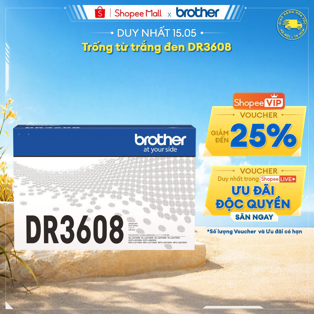 Trống từ trắng đen DR3608