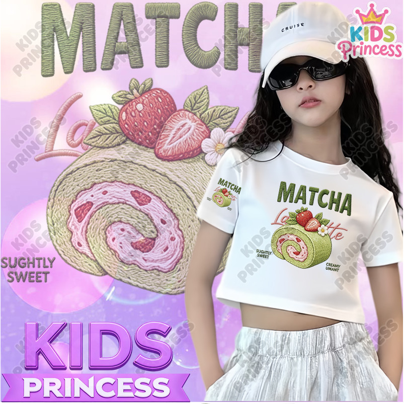 (Giao hàng trong 24 giờ) Năm 2026 Áo thun ngắn tay Crop Top Girls In A1489