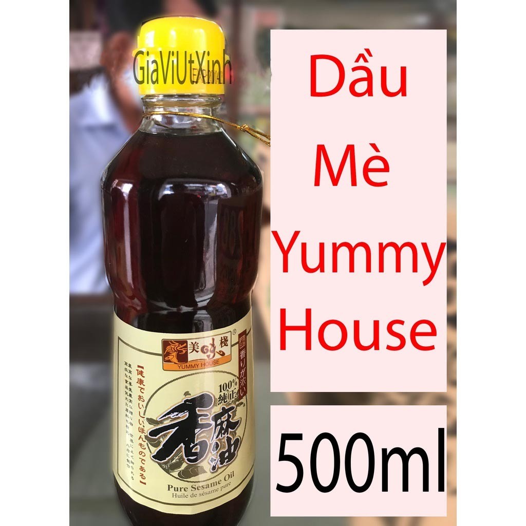 DẦU MÈ HONGKONG YUMMY HOUSE 500ML - YUMMY SESAME OIL HONGKONG ..