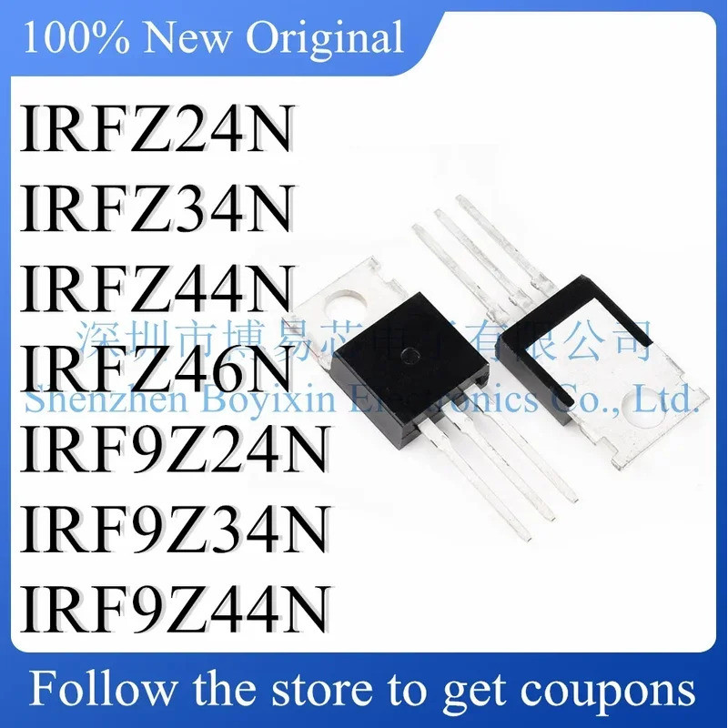 5 Chiếc IRFZ24N IRFZ34N IRFZ44N FZ46 IRF9Z24N IRF9Z34N IRF9Z44N TO-220 Hiệu Ứng Trường Transistor