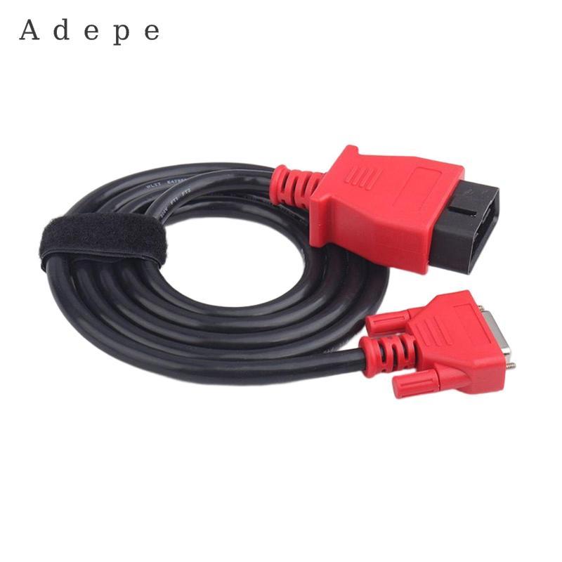 Cáp kiểm tra chẩn đoán ô tô màu đỏ Dây kiểm tra ô tô PVC bền bỉ cho Autel MS906 MS908 Pro MS905