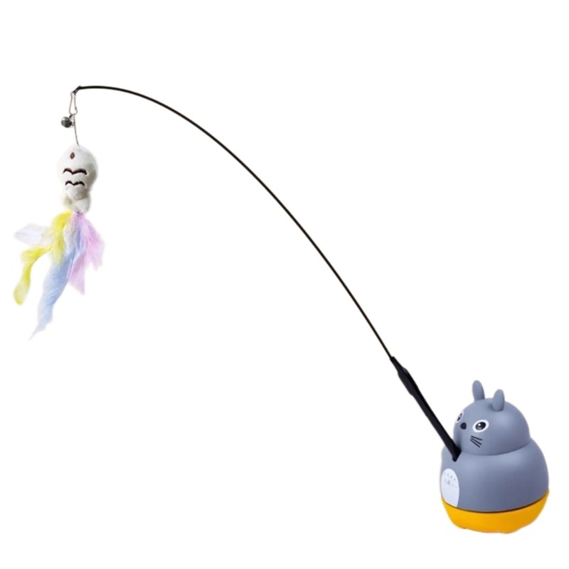Hi Cats Instincts Teaser Wand Đồ chơi có chuông âm thanh để tham gia chơi thể chất