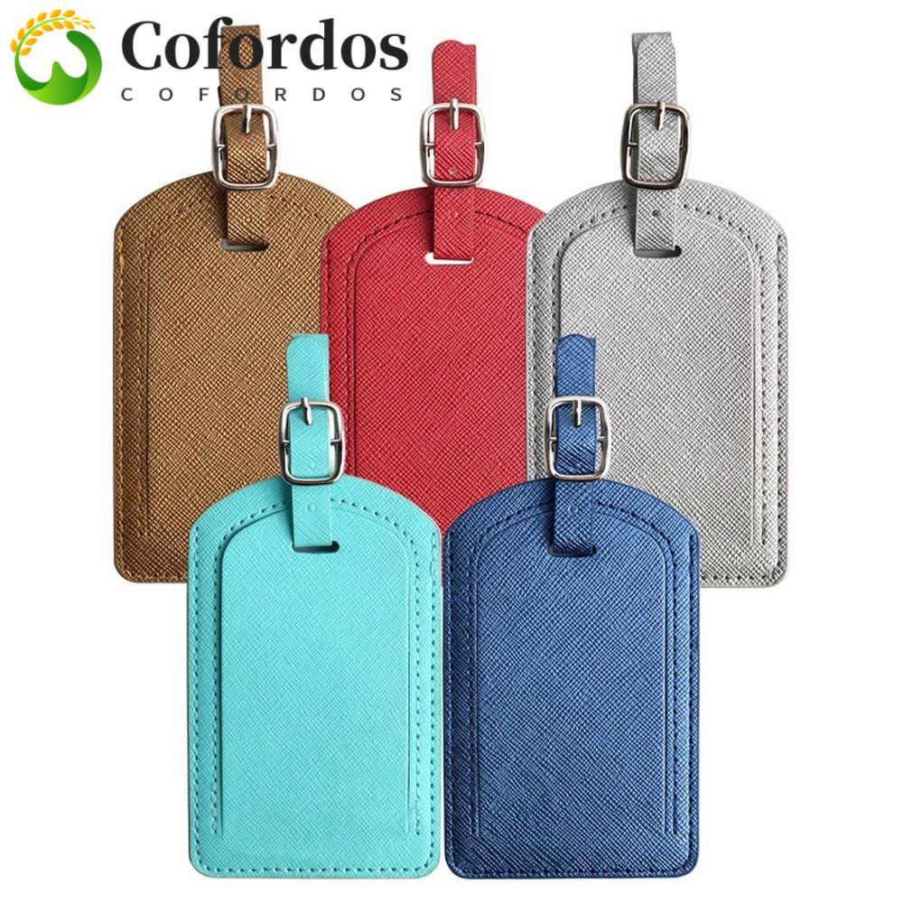 COFORDOS Máy Bay Vali Thẻ Da PU Ngày Lễ Du Lịch Máy Bay Check-in Vé Lên Máy Bay