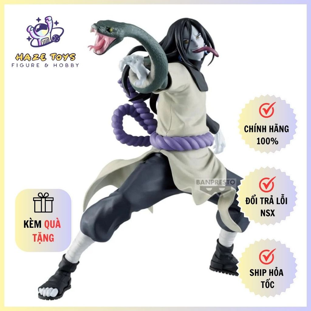 Mô hình NARUTO SHIPPUDEN - VIBRATION STARS - OROCHIMARU Figure Chính Hãng (Banpresto)