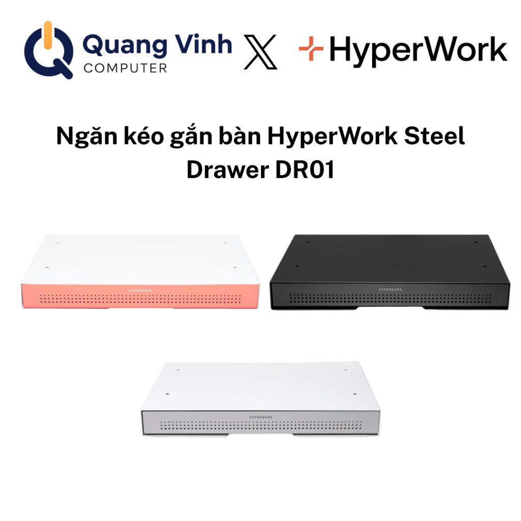 Ngăn kéo gắn bàn HyperWork Steel Drawer DR01