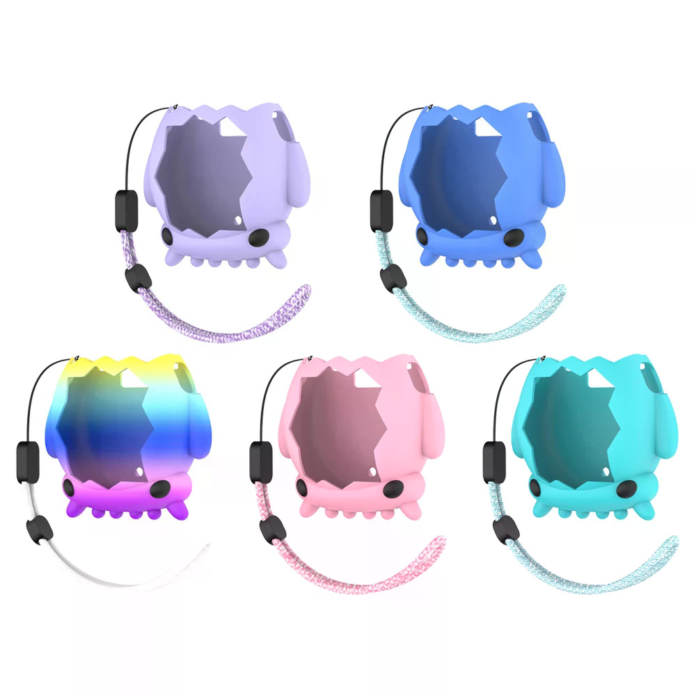 Ốp Lưng Silicon Cho Tamagotchi Paradise Có Dây Buộc, Vỏ Bảo Vệ Có Tấm Bảo Vệ Màn Hình Và Dây Buộc Ch