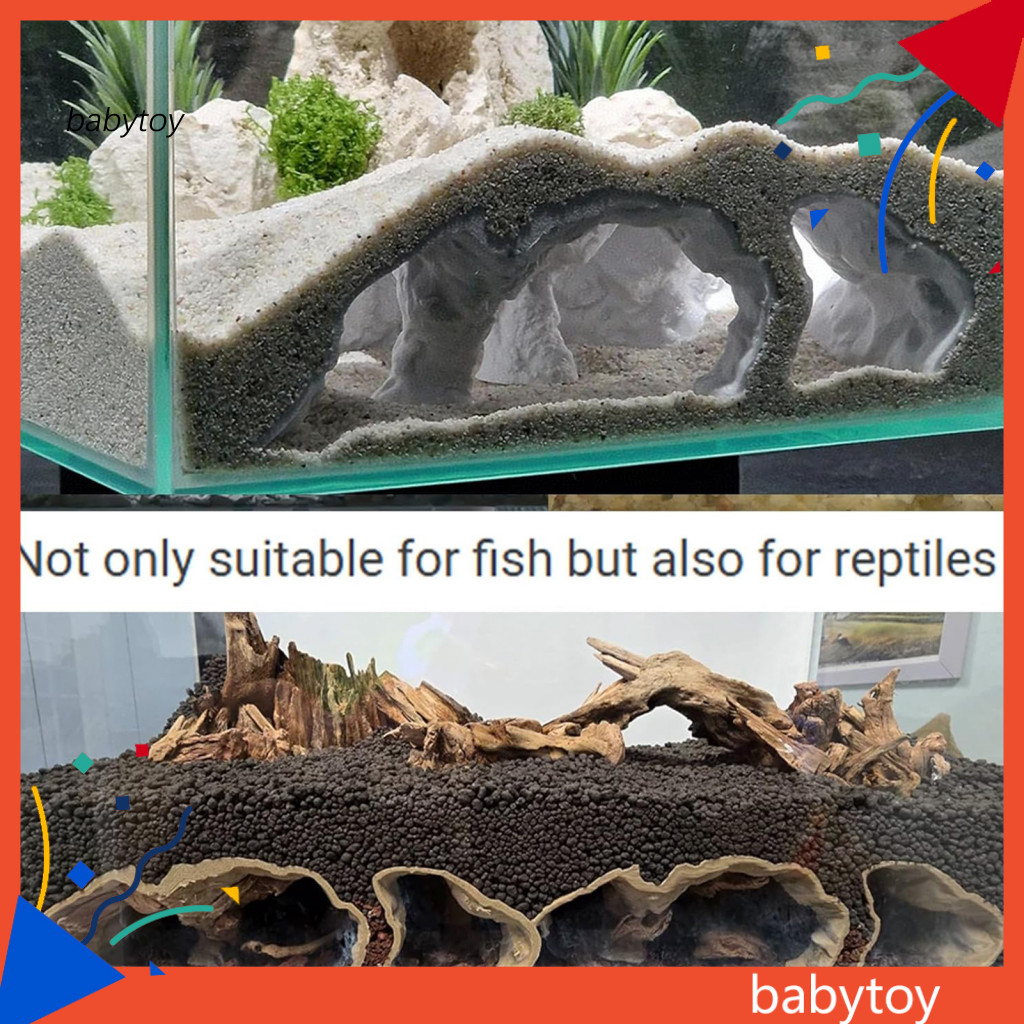 Hang bể cá BABY cho cá Pleco Đường hầm bể cá Hide 3d In hình cá Nơi ẩn náu Bể cá Hang động Pleco tự 