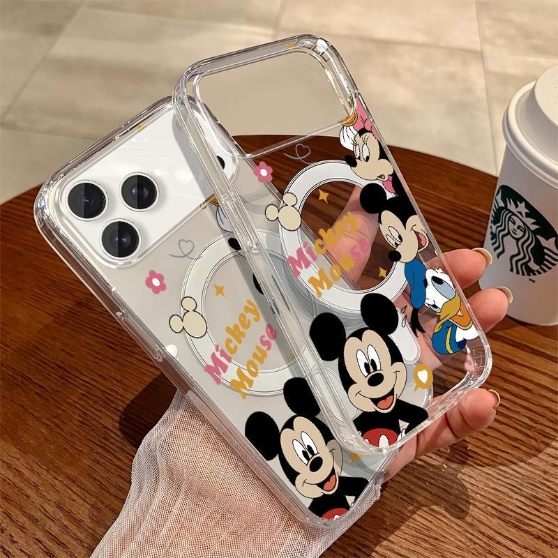 Ốp Điện Thoại Disney T4 Tương Thích iPhone17ProMax, Plus, 16, Pro, Xu Hướng, Max, Anime, 15, Thời Tr