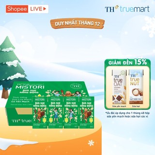   Livestream  Thùng 48 hộp thức uống Sữa Lúa mạch Có Yến mạch TH true CHOCOMALT MISTORI 180 ml  180 ml x 48  
