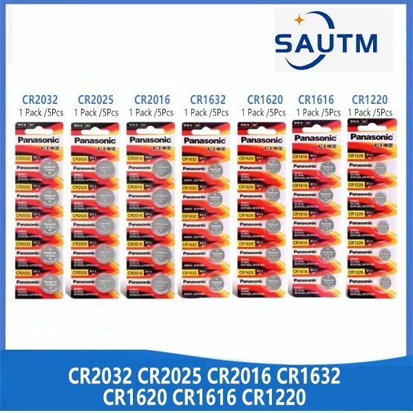 Pin Lithium Panasonic 3V CR2032 / CR2016 / CR2025 / CR1220 / CR1632 / CR1620 / CR1616