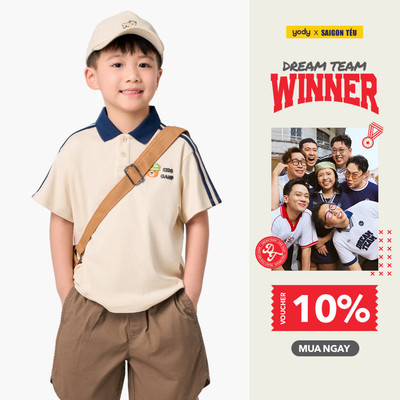 Áo thun trẻ em 2-8 tuổi YODY co giãn nhẹ cotton an toàn, thân thiện với làn da APK7107