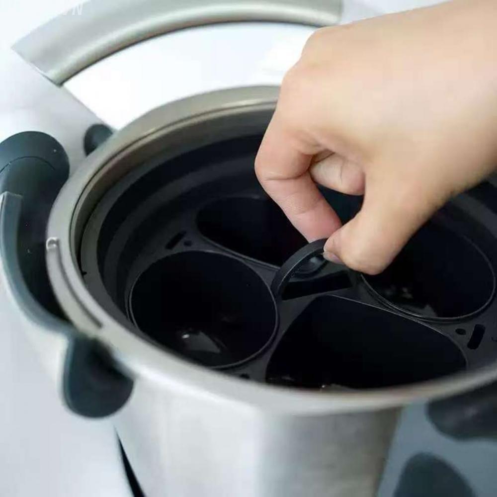 Stackable Heart Shaped Silicone Steaming Tray for For eggs for Thermomix TM6 TM5