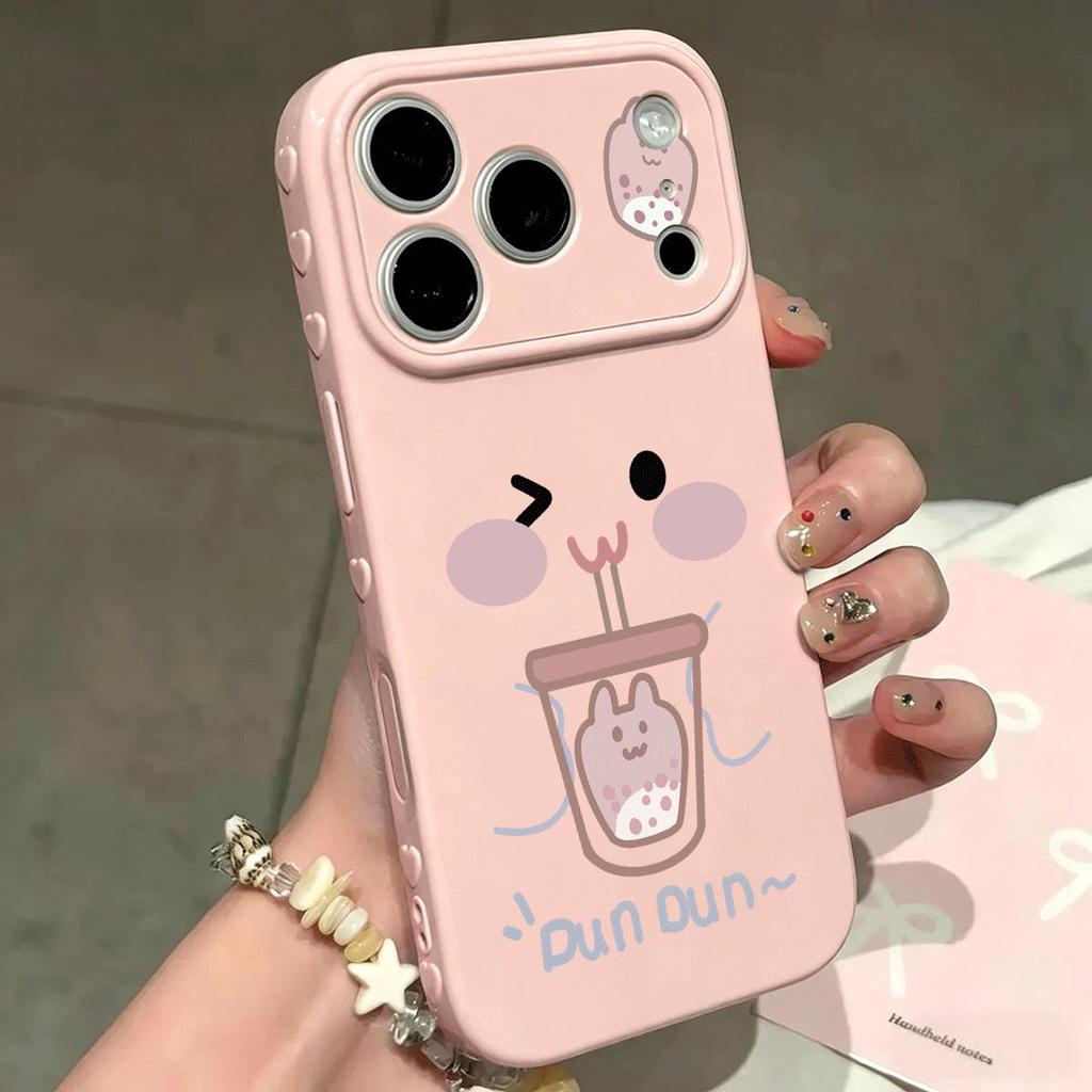 trà sữa Đối với iPhone 1715 Case 16P New 1413 Soft Case 16 Dễ thương XR