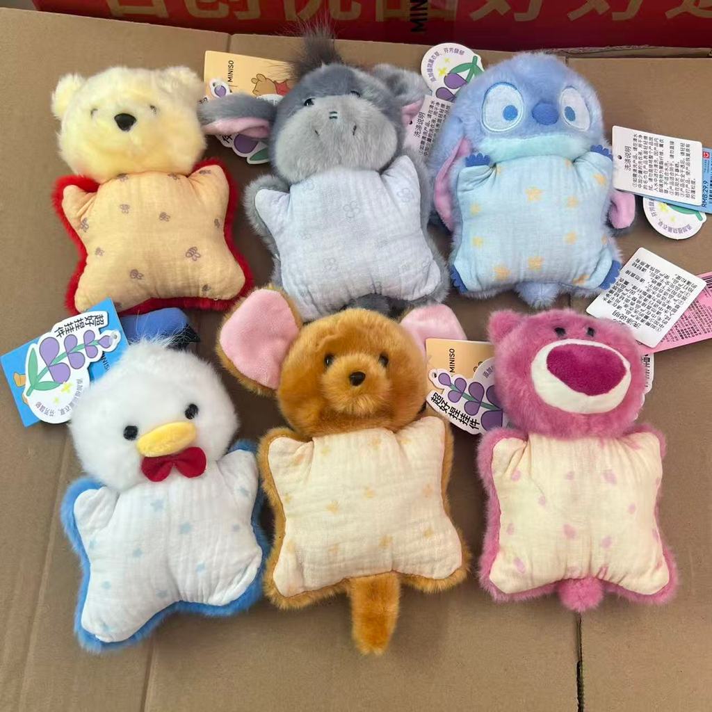Sản phẩm nổi tiếng Disney Series Lavender Pinch Music Mặt dây chuyền sang trọng Eeyore Winnie the Po
