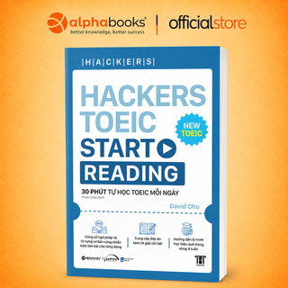 Sách - Hackers Toeic Start Reading - 30 Phút Tự Học TOEIC mỗi ngày (Gamma Books)