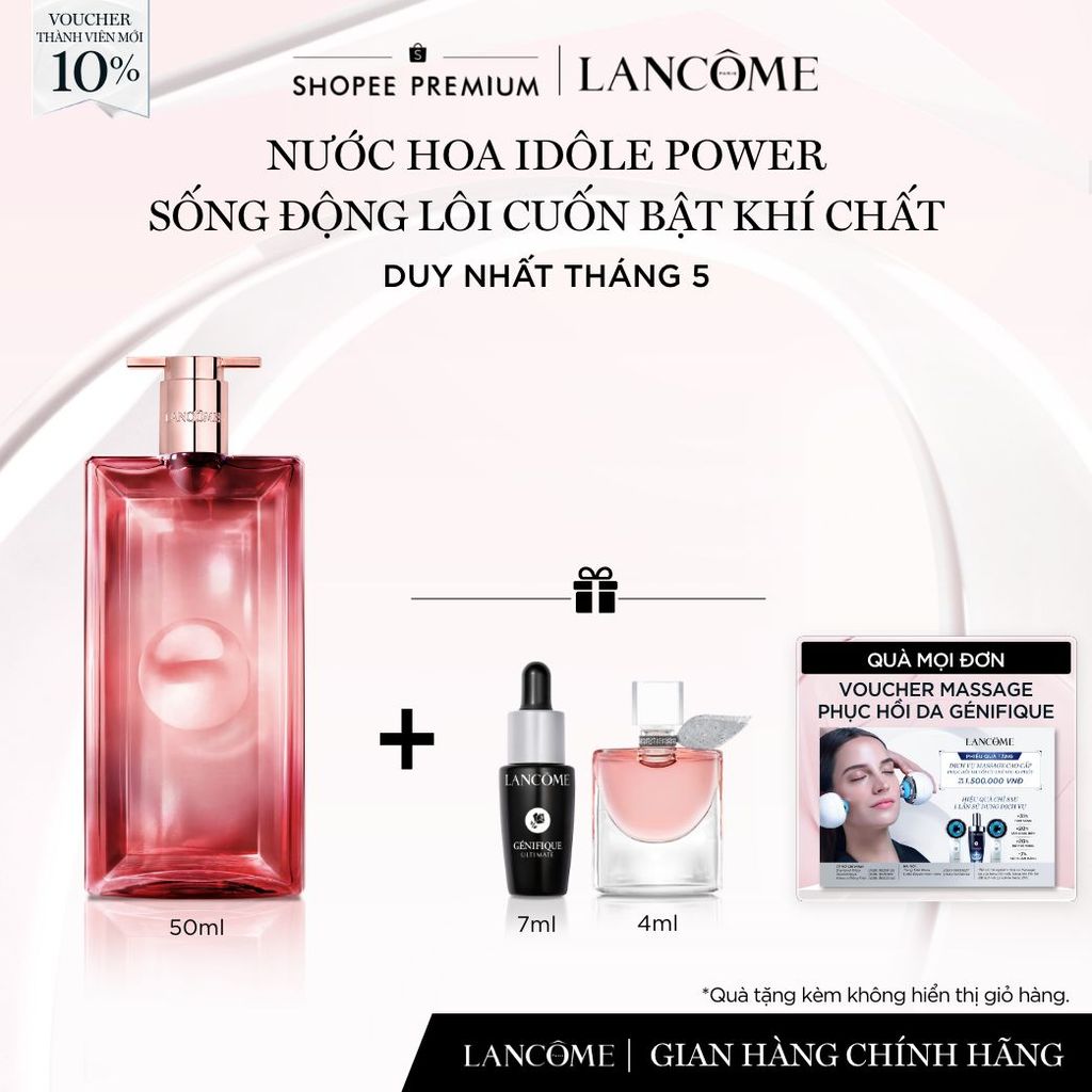 Nước Hoa Lancome Idole Power Sống Động Lôi Cuốn Bật Khí Chất 50ml